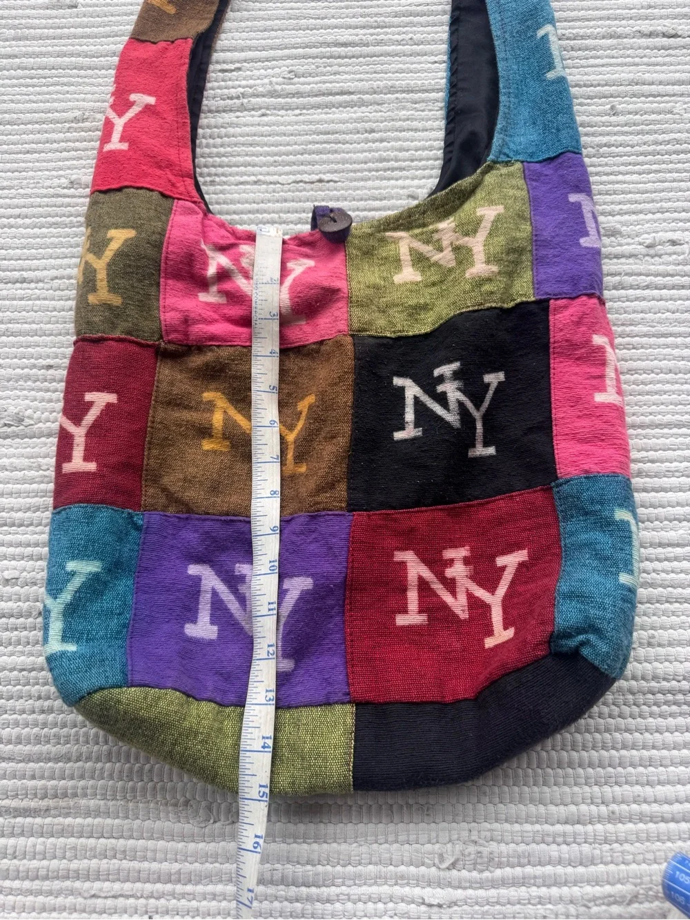 NY Patchwork Hobo Bag Boho Cotton Shoulder Bag Nepal Handmade